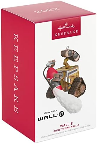 Hallmark Keepsake Plastic Christmas Ornament 2022, Disney/Pixar Wall-E with Fire Extinguisher