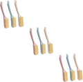 GALPADA 9pcs Handle Shoe Brushes Soft Cleaning Scrubber for Shoes Boots Clothes Dorm Use