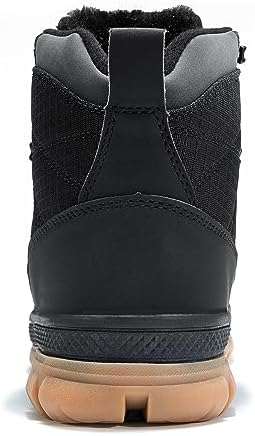 Wondamo Men's Snow Boots Lightweight Waterproof Winter Cold Weather Shoes