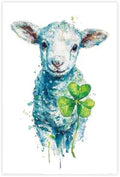 JDBeehpy Rural Farm Animal Art Prints Watercolor Lamb Painting Prints Farm Nursery Art Prints Farm Decoration Barn Animal (Unframed, Canvas Only) Wall Decoration 20x30inch(50x75cm)