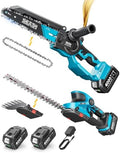SEESII 3 in 1 Cordless Mini Chainsaw & Hedge Trimmer, Grass Shear Combo