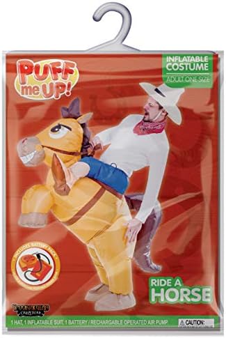 Spooktacular Creations Halloween Ride-On Inflatable Horse Costume Adult