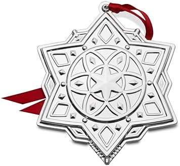 Wallace 2023 Silver Plated Snowflake Ornament, 3rd Edition