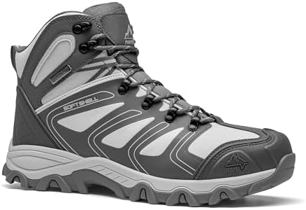 NORTIV 8 Men's Ankle High Waterproof Hiking Boots