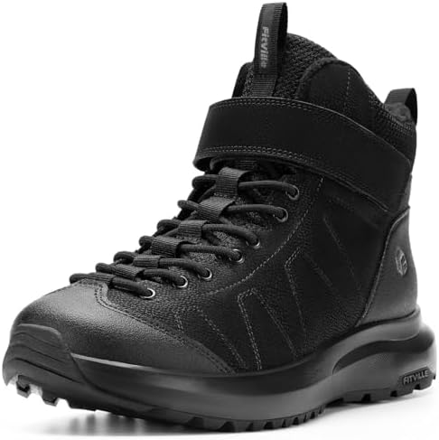 FitVille Wide Winter Boots for Men Warm Fur Lined Snow Boots