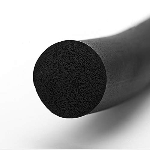 Herco 830 Closed-Cell Expanded Neoprene Sponge Rubber Cord - Round - 1/2" x 5 ft.