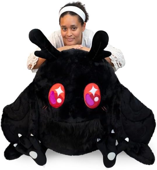 Squishable - Massive Baby Mothman - Mothman Collection - 30 in - Soft Toy Collectible Stuffed Animal - Wing Magnets