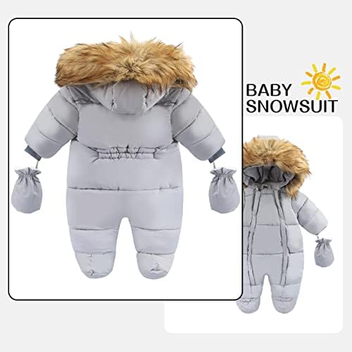 Baby Girls Winter Snowsuits Toddler Jackets For Boy Infant Jumpsuit