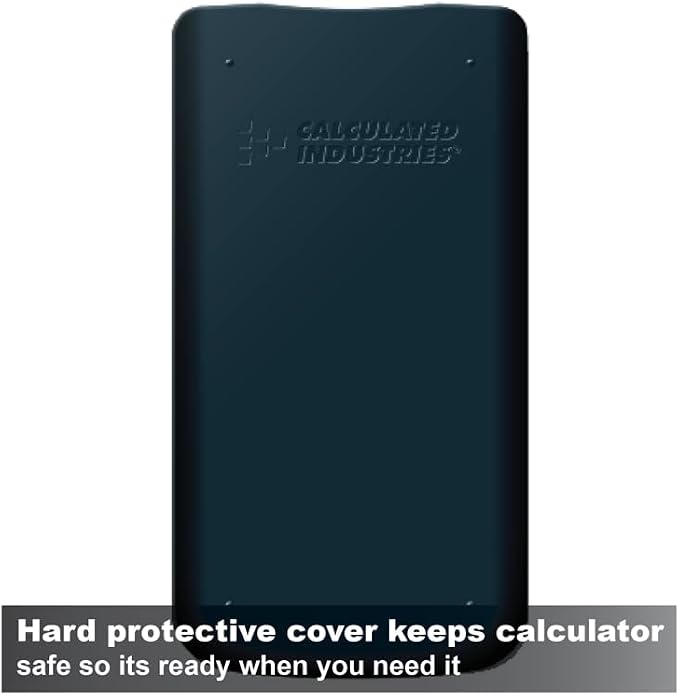 Calculated Industries 3415 Qualifier Plus IIIx Advanced Real Estate Mortgage Finance Calculator | Simple Operation | Buyer Pre-Qualifying | Solves Payments, Amortization, ARMs, Combos, FHA, VA, More | Advanced Mortgage Finance, Simple Operation, Buyer ...