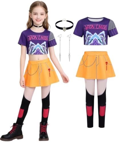 Kids Pop Star Hunter Costume Girls Halloween Costumes Demon Cosplay Outfit