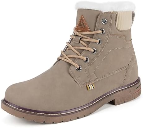 Mishansha Snow Boots for Women Warm Winter Hiking Boots Size 5.5-10.5