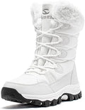 HOBIBEAR Kids Winter Snow Boots Waterproof Outdoor Warm Faux Fur Lined Shoes