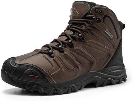 NORTIV 8 Men's Ankle High Waterproof Hiking Boots