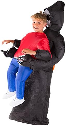 Bodysocks Grim Reaper Inflatable Costume for Kids (Age 6+)