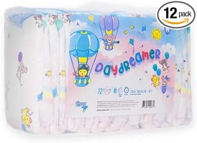 Rearz - Daydreamer - Adult MEGA 11L Adult Diapers (12 Pack) (Medium)