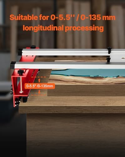VEVOR Router Sled, 64 Inches, Trimming Planing Machine for Flattening Slabs, X & Y Axis Adjustable, DIY Woodworking Router Sled for Home Improvement Projects, Woodworking, Home DIY