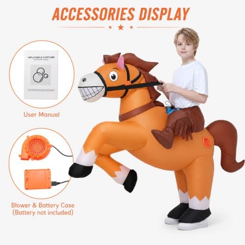 Inflatable Animal Costume for kids Cosplay Party Ride on Animal Blow Up Costumes Halloween