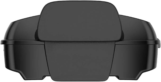Advanblack Road Glide Tour Trunk Pack Black Tempest Chopped Tour Trunk Pack Backrest Pad for '97-'25 Harley Touring Road King Street Glide Electra Glide CVO models