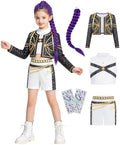Kids Pop Singer Golden Costume Girls Halloween Costumes Outfit & Accessory