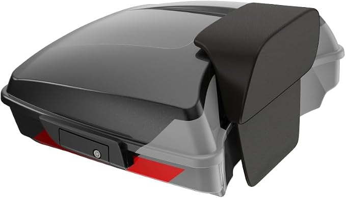 Advanblack Road Glide Tour Trunk Pack Hot Lap Razor Tour Trunk Pack Backrest Pad for '97-'25 Harley Touring Road King Street Glide Electra Glide CVO Models