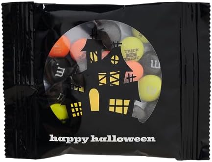 M&M'S Halloween Milk Chocolate Candy Party Favor Packs, Set of 30
