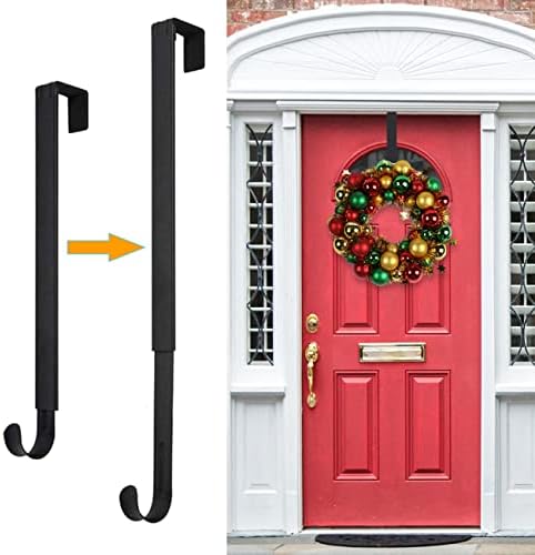 Wreath Hanger,Christmas Decorations Adjustable Wreath Hanger for Front Door