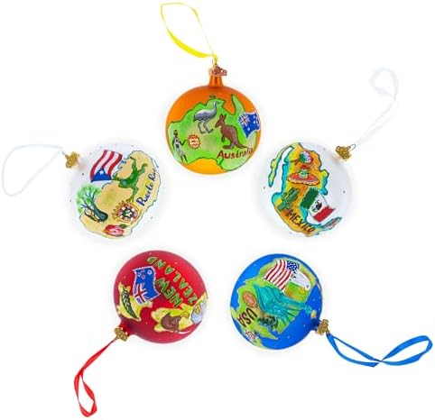 Wat Phra Chetuphon (Wat Pho), Bangkok, Thailand Glass Christmas Ornament