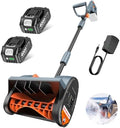 Cordless Snow Shovel, Electric Snow Blower with Total 8000mAh Battery