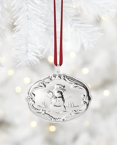 Reed and Barton 898243 Songs of Christmas Sterling Silver Ornament, 22nd Edition, Christmas, Holiday Decorations