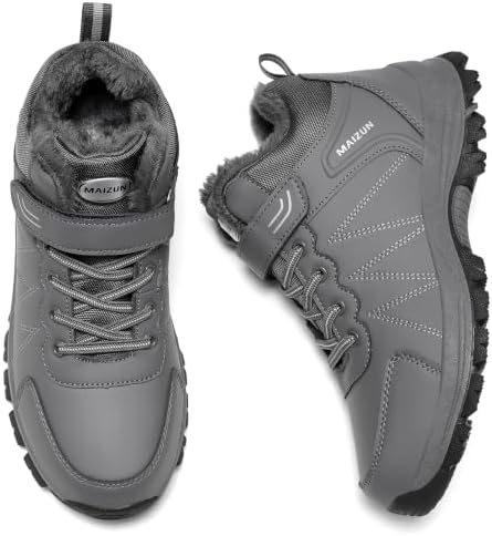 MAIZUN Womens Winter Snow Boots Waterproof Warm Fur Ankle Winter Boots