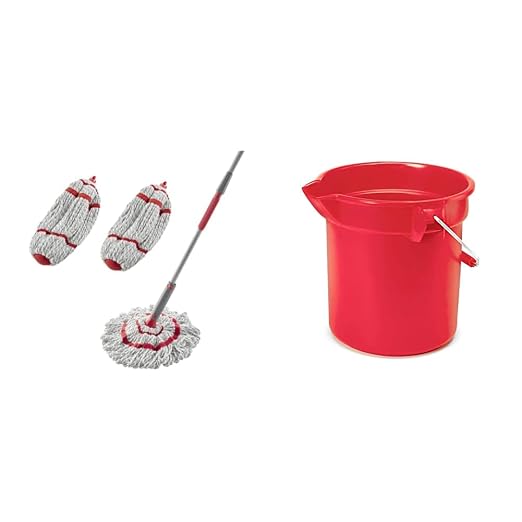 Rubbermaid Microfiber Twist Mop, Bucket and Refill Kit Bundle