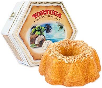 TORTUGA Caribbean Taste of Florida Coconut Rum Cake - 16 oz Rum Cake - The Perfect Premium Gourmet Gift for Gift Baskets, Parties, Holidays, Birthdays and make an Excellent Christmas Gift