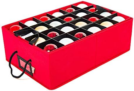 Santa's Bags Christmas Ornament Storage Box, 48 (3") Ornaments