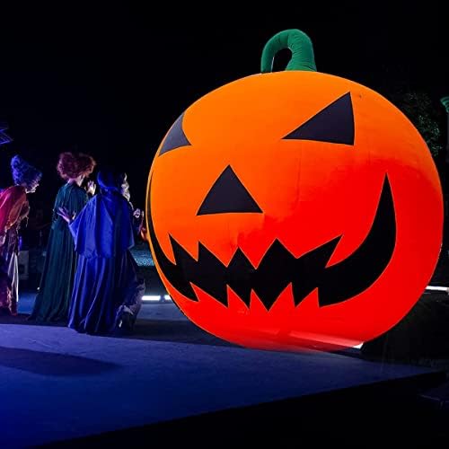 Giant 33Ft Premium Halloween Inflatable Pumpkin Decorations with Blower, Blow up Halloween Decorations Outdoor Holiday Decor for Outdoor Yard Lawn Halloween Party (Without Build-in LED Lights)