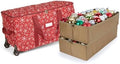 Covermates Rolling Adjustable Ornament Storage Bag, 25.5"W x 13"D x 12.5"H