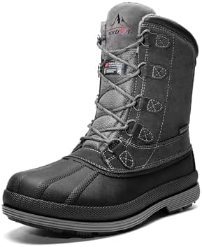 NORTIV 8 Men's Waterproof Winter Snow Boots