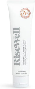 Mineral Unflavored Toothpaste for Adults w/Hydroxyapatite & Xylitol, 3.4Oz | Flavorless Toothpaste for Adults, Made in the USA Natural Teeth Whitening, SLS Free Toothpastes, Made by Dentists Oral Care