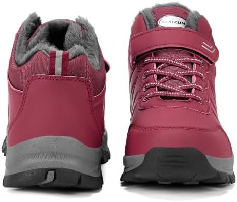 MAIZUN Womens Winter Snow Boots Waterproof Warm Fur Ankle Winter Boots