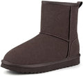 Mishansha Suede Winter Snow Boots for Women Warm Faux Fur Lined Waterproof