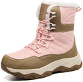 Snow Boots for Women Waterproof Mid-Calf Booties Winter Hiking Boot Durable Warm Winter Outdoor Footwear Fur Lined Boot Non-Slip Climbing Shoes