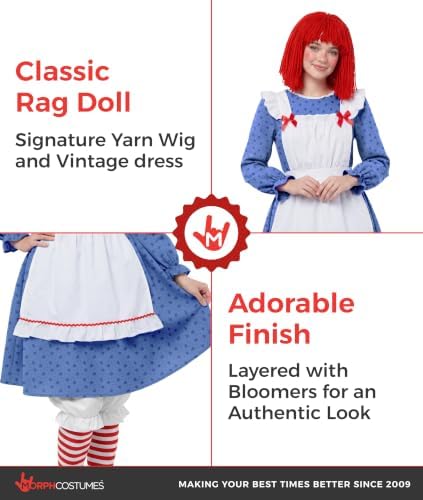 Morph Vintage Doll Costume Women, Halloween Costumes for Women