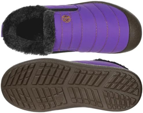 Eagsouni Womens Mens Snow Boots Winter Slip On Shoes
