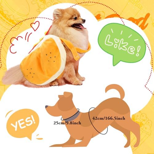 Newcotte 3 Pcs Ketchup and Mustard Couple's Costume, Halloween Food Set