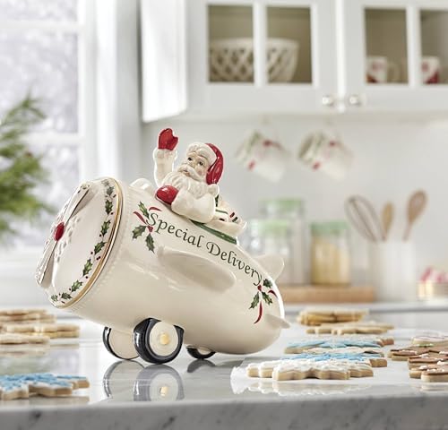 Lenox 863640 Holiday Airplane Cookie Jar