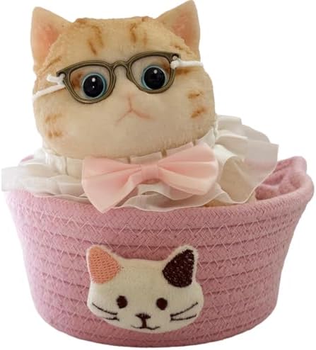 Big Taba Squishy Cat-Jumbo Kawaii Stress Relief Toy（Caramel Cream）