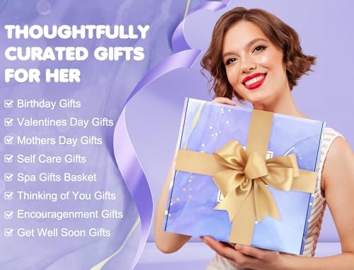 Birthday Gifts for Women, Relaxing Spa Self Care Gift Baskets