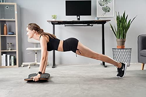 FEZIBO Standing Desk Mat Balance Board, Large, Obsidian Black