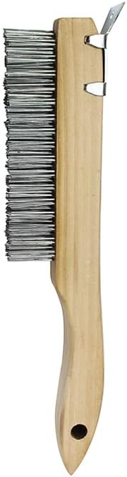 12-Pack of 4 x 16 Row Premier 416SC Z-Pro Shoe Handle Wire Brush with Scraper