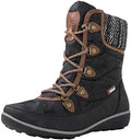 GLOBALWIN Women's Snow Boots Waterproof Mid-Calf Winter Boots for Women with Quilted Knit Panels, Warm Fleece Lining, and Non-Slip Insulated Outdoor Sole