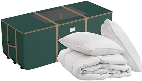 Elf Stor Christmas Tree Storage Bag with Wheels, Green, 67” x 28” x 24”